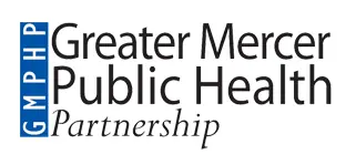A black and white logo for the greater metropolitan public health partnership.